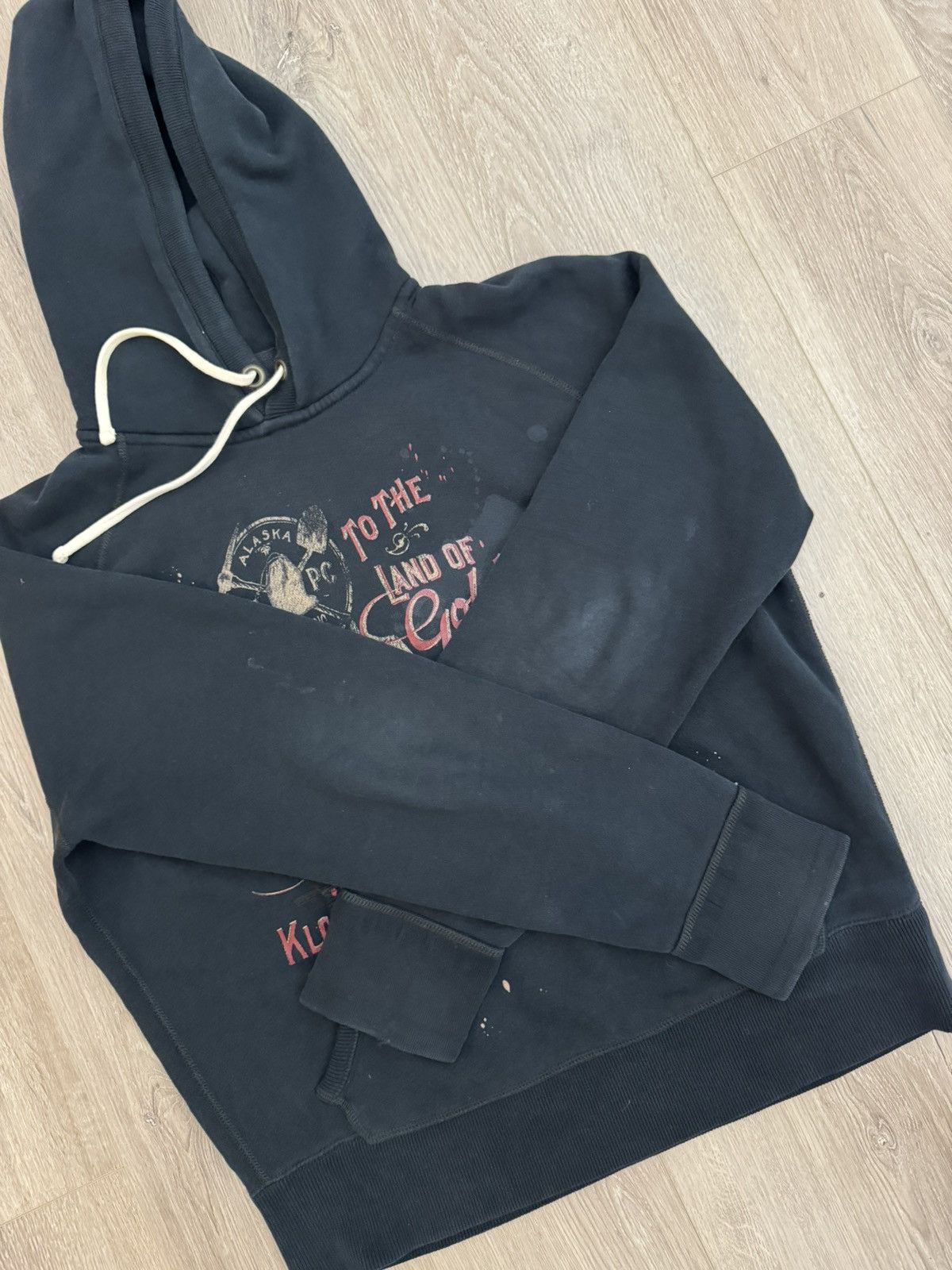 Polo Ralph Lauren 90s RARE Polo Ralph Lauren Alaska Gold Hoodie in Black Size US L / EU 52-54 / 3 - 8 Thumbnail