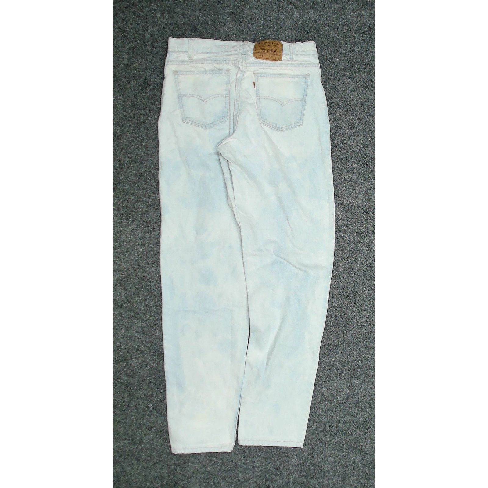 Levi's 1992 Levi's 550 Orange Tab Custom Bleach 33x34 Size US 33 - 4 Thumbnail