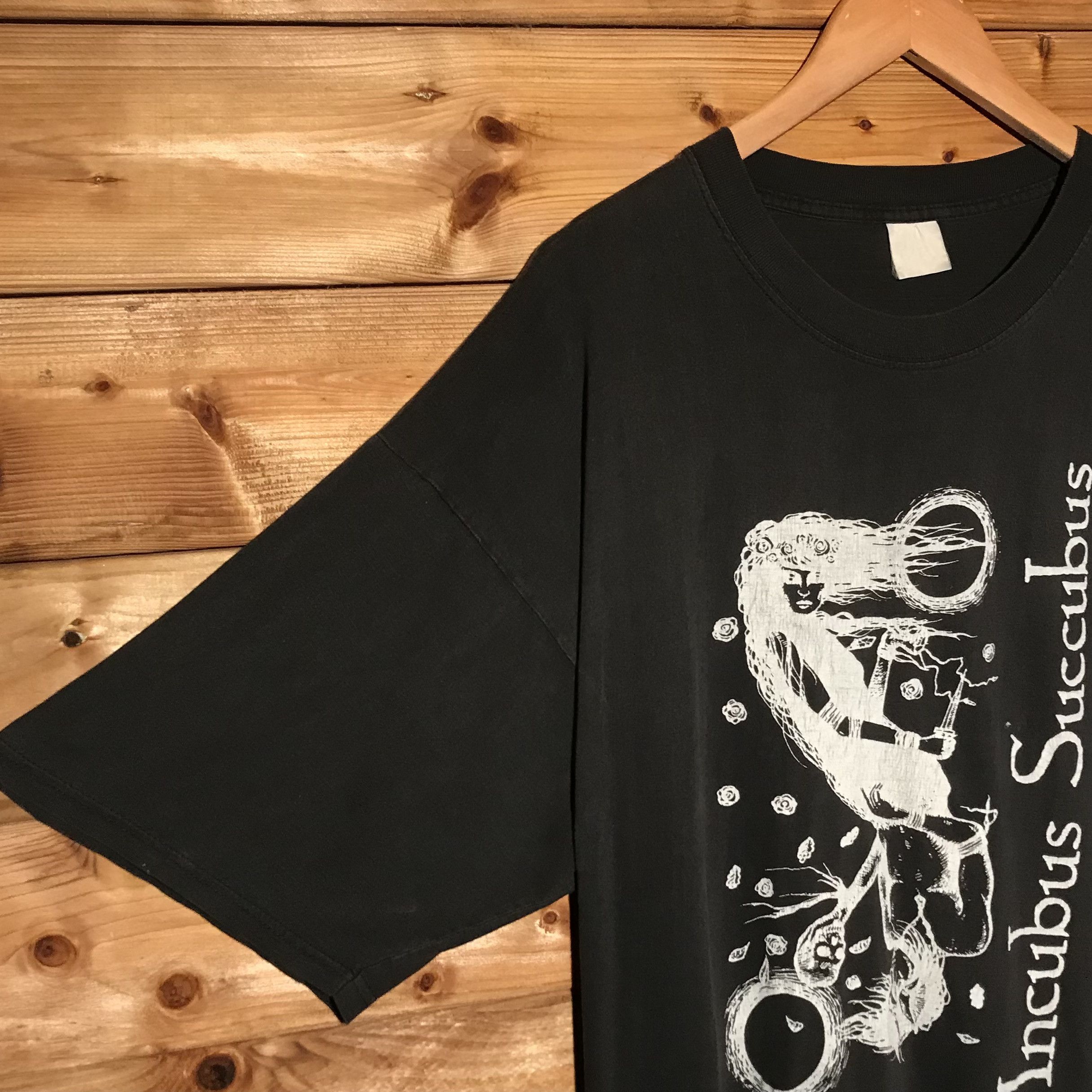 Band Tees × Vintage 90s Vintage Incubus Succubus Centre Sketch Faded Band Tee Size US XL / EU 56 / 4 - 6 Thumbnail