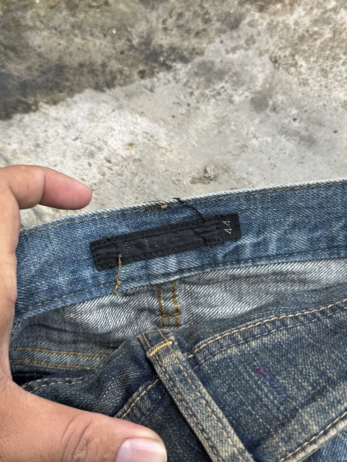Le Grande Bleu (L.G.B.) Flared Fuga Double Layers 1of1 Denim Pants Goa ifsix Styled Size US 29 - 11 Thumbnail