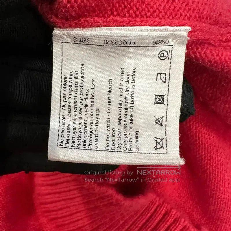 Chanel Chanel Red Wool Cardigan for Women . Size M / US 6-8 / IT 42-44 - 7 Thumbnail
