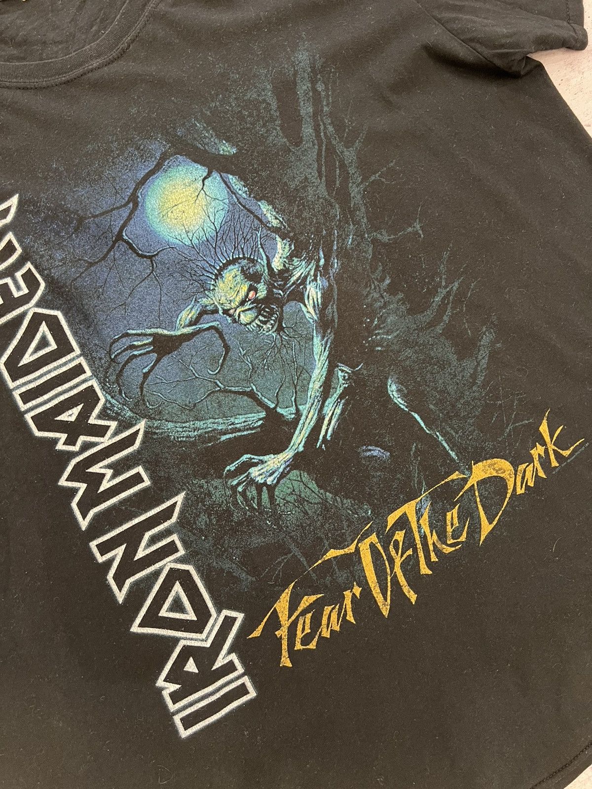 Iron Maiden × Vintage 🩸RARE🩸Vintage Iron Maiden Fear In The Dark 2011 T Shirt Size US XL / EU 56 / 4 - 5 Thumbnail