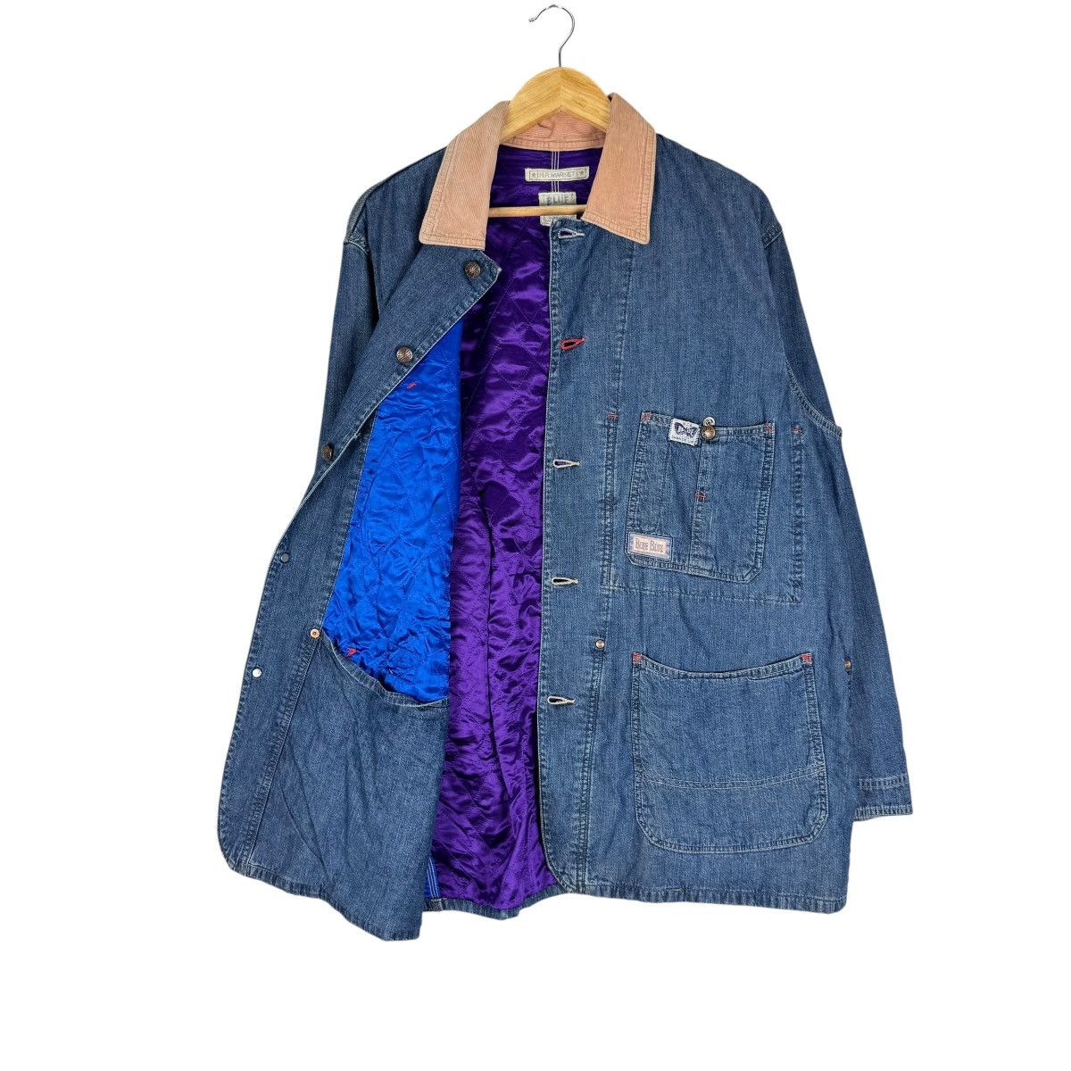 Blue Blue Japan 🔥BLUE BLUE JAPAN INDIGO DENIM CHORE JACKET Size US M / EU 48-50 / 2 - 10 Thumbnail