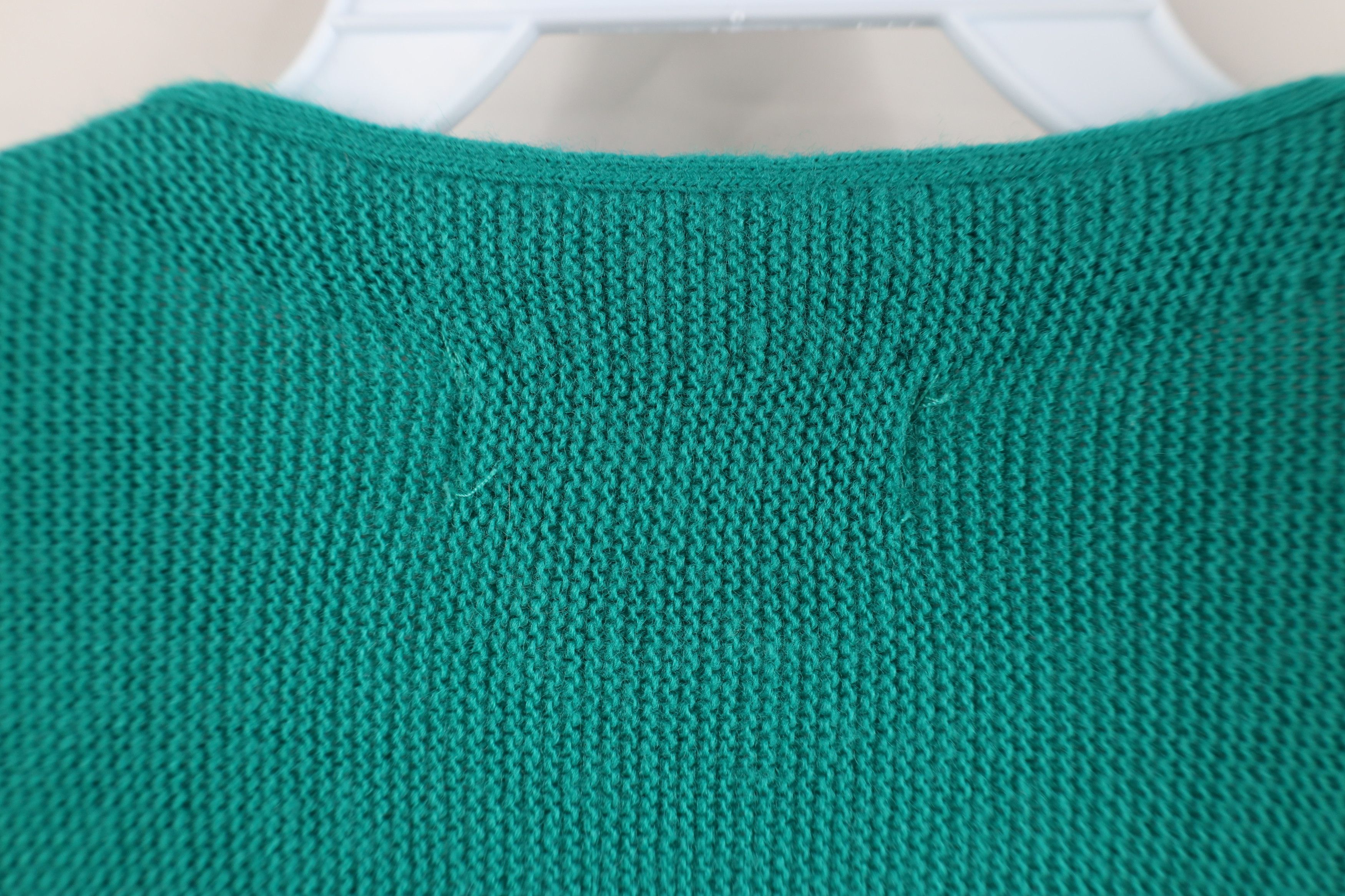 Izod Vintage 90s Izod Knit Button Cardigan Sweater Teal USA Size US XL / EU 56 / 4 - 8 Thumbnail