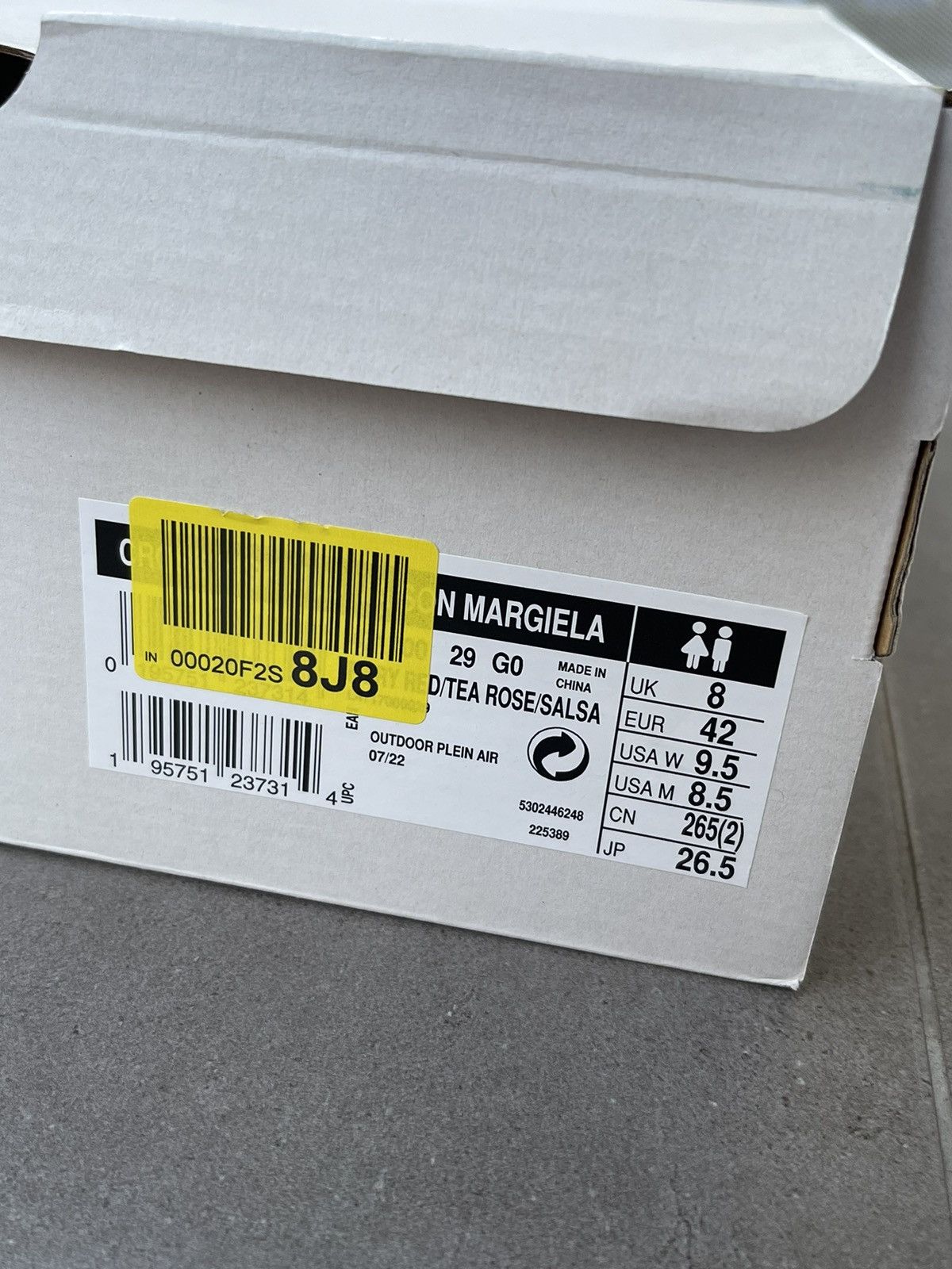 Maison Margiela !DS! AW22 Maison Margiela X Salomon Red Sneakers Size US 12 / IT 42 - 23 Thumbnail