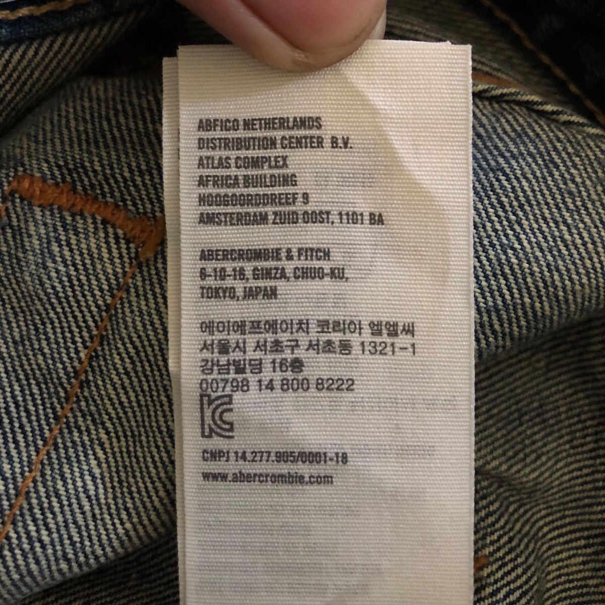 Abercrombie & Fitch Vintage Abercrombie and Fitch Distressed Womenswear Denim Size 33" - 24 Thumbnail