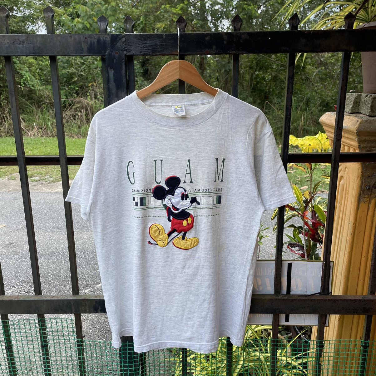 Disney × Mickey Mouse × Vintage 🔥Vintage Mickey Mouse GUAM Big Image Disney Tee Size US L / EU 52-54 / 3 - 1 Thumbnail