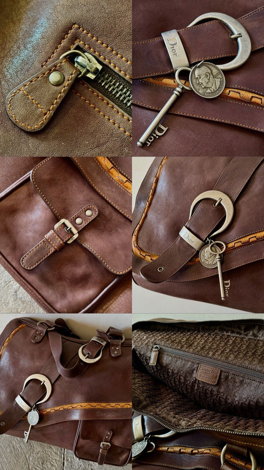 Dior Dior - John Galliano - SS2006 XL Gaucho - Saddle Work Bag Size ONE SIZE - 22 Thumbnail