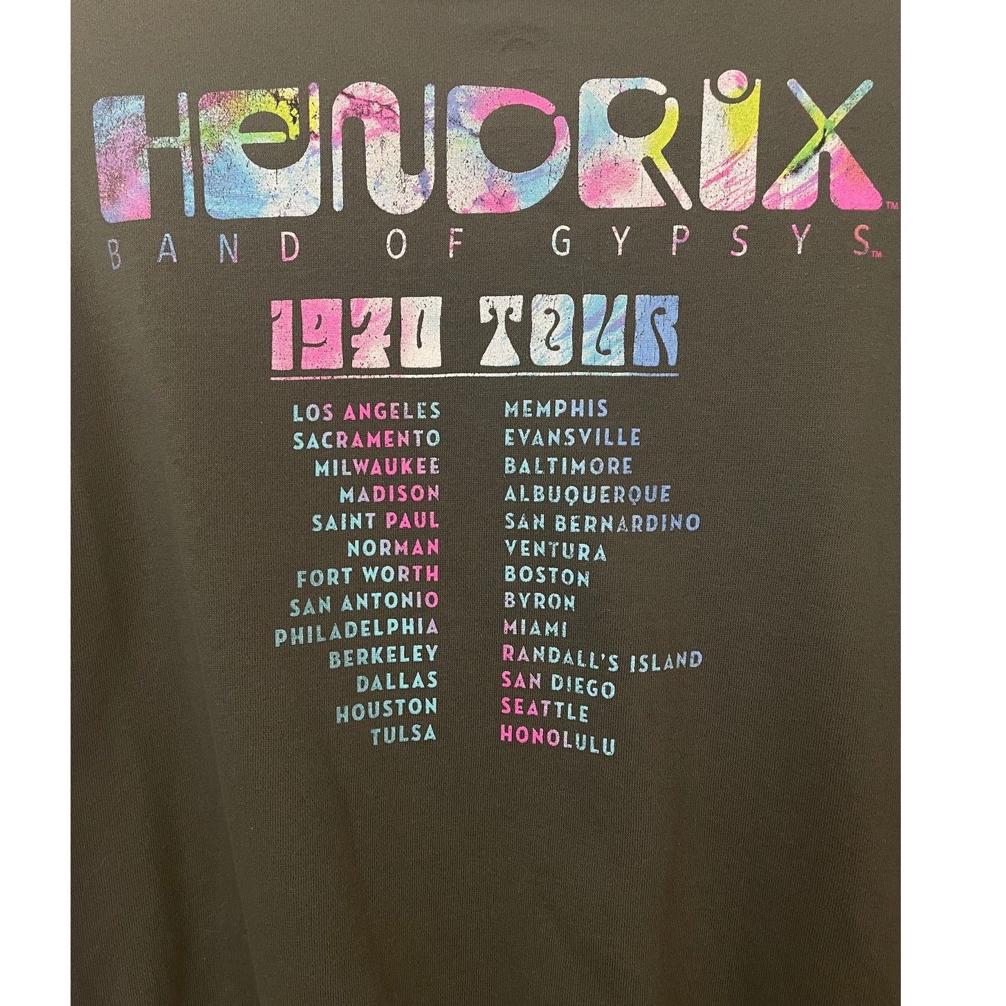 Jimi Hendrix JIMI HENDRIX 1970 Band of Gypsys Sweatshirt Women's XS GUC Size XS / US 0-2 / IT 36-38 - 3 Thumbnail