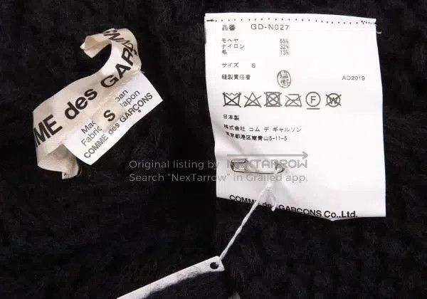 Comme des Garcons Comme Des Garcons Black vintage woven top Size S / US 4 / IT 40 - 9 Thumbnail