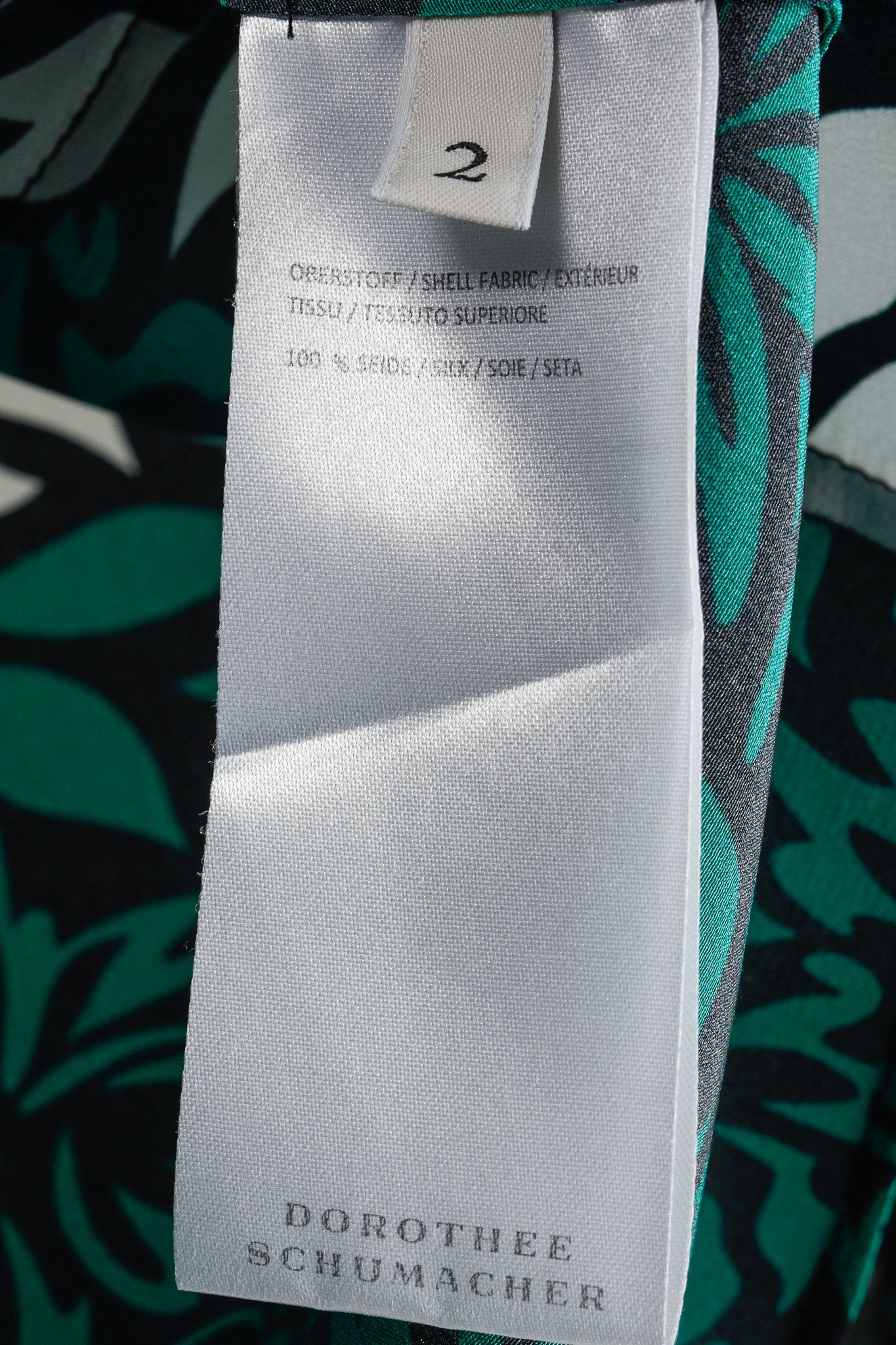 DOROTHEE SCHUMACHER Dorothee Schumacher Botanical Silk Collar & Cuff Blouse Size S / US 4 / IT 40 - 9 Thumbnail