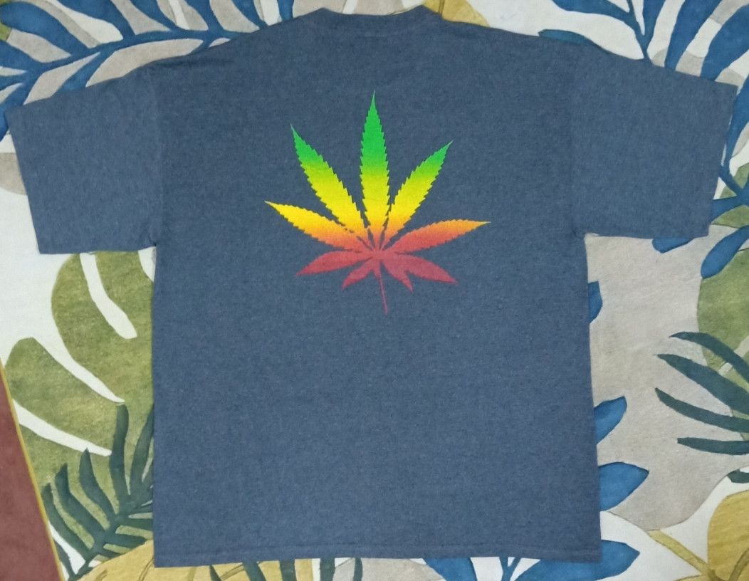 Bob Marley × Legendary Goods × Reel Legends Vintage Bob Marley Rasta Flag T-shirt Size US XL / EU 56 / 4 - 13 Thumbnail