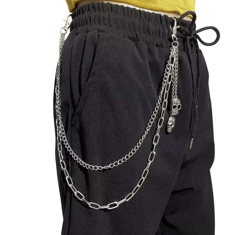 Other Double Skull Multilayer Pant Chain Size ONE SIZE - 1 Thumbnail