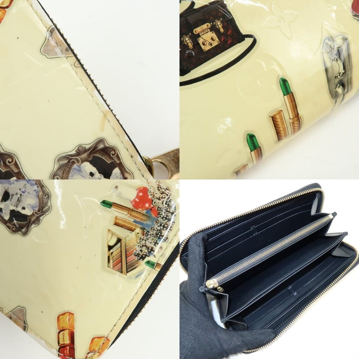 Louis Vuitton Louis Vuitton Zippy Wallet Sticker Print Patent Size ONE SIZE - 6 Thumbnail