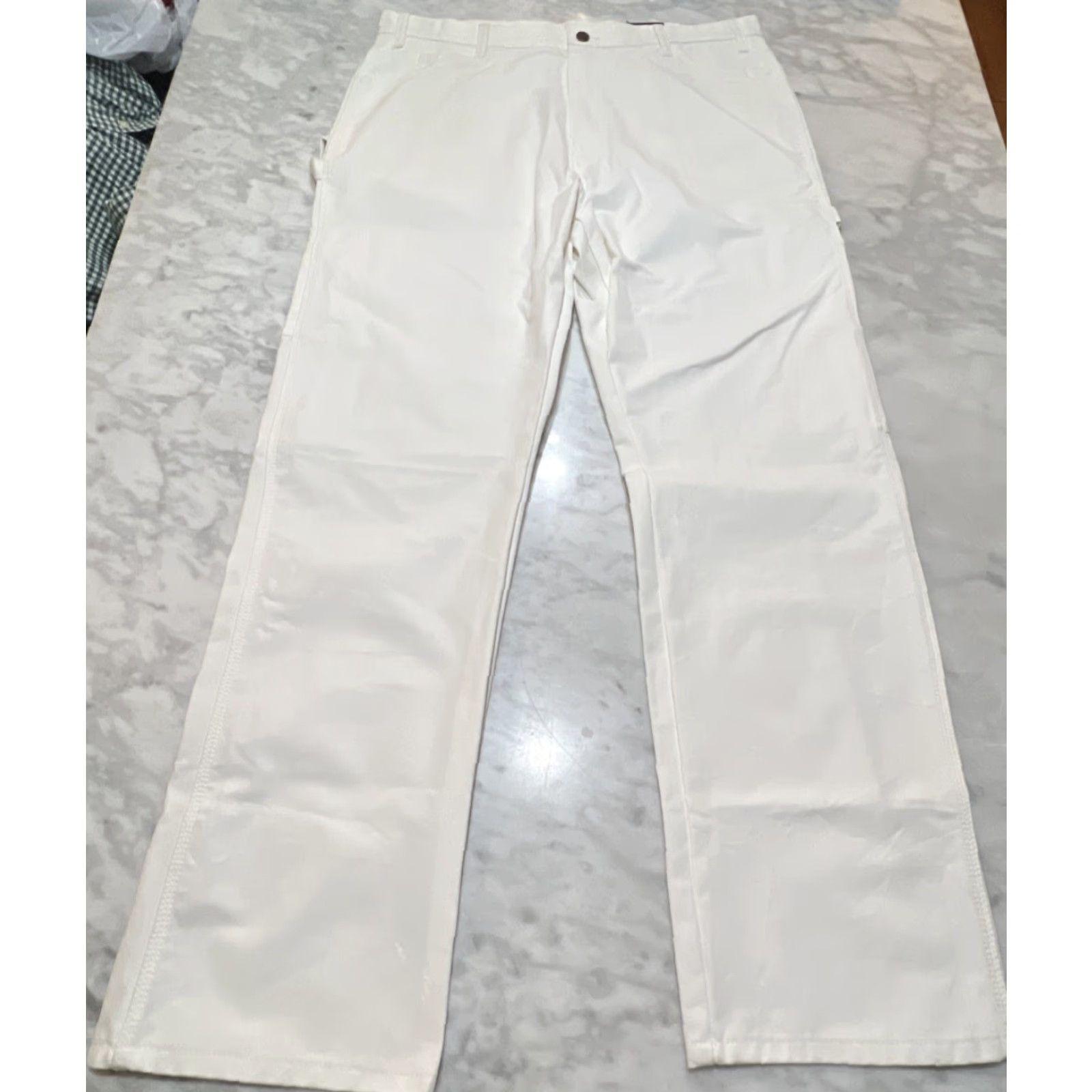 Dickies Dickies Utility Pant Relaxed Fit Men 38x34 White Pockets & Loops Cargo NWT Size US 38 / EU 54 - 2 Thumbnail