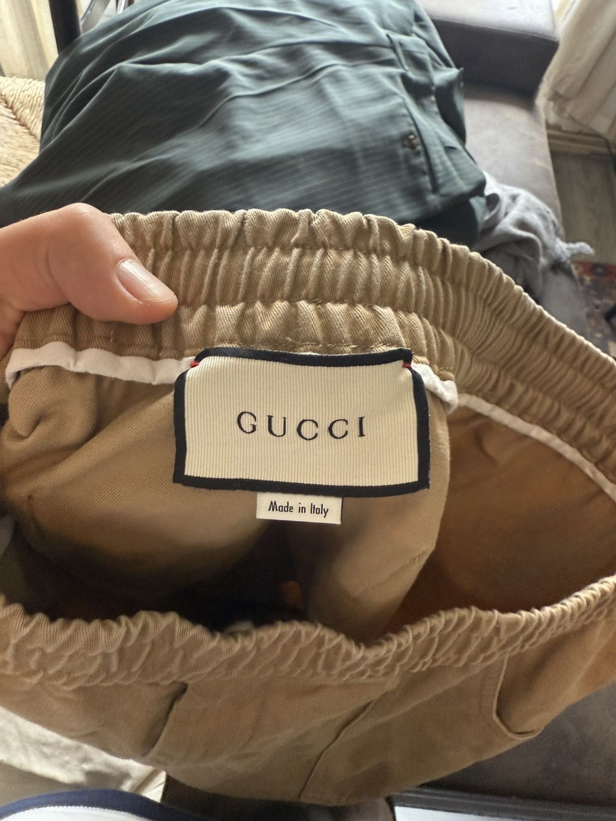 Gucci Camel Twill Pants with Reinforced Knees Size US 30 / EU 46 - 11 Thumbnail