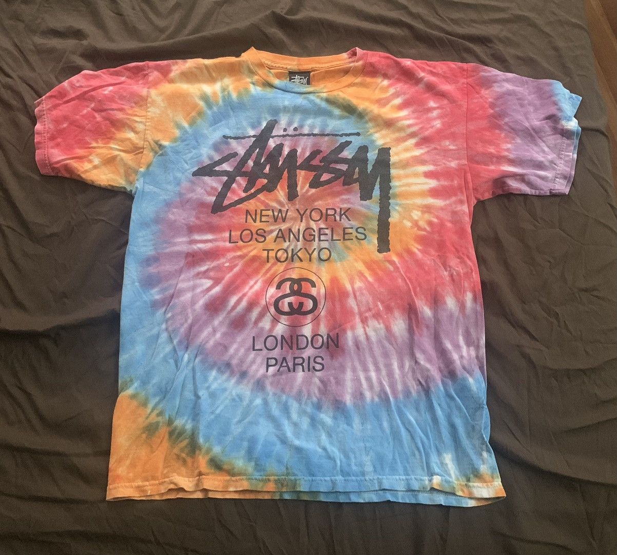Stussy Vintage Stussy Tie Dye Tee Shirt Size M Size US M / EU 48-50 / 2 - 1 Thumbnail