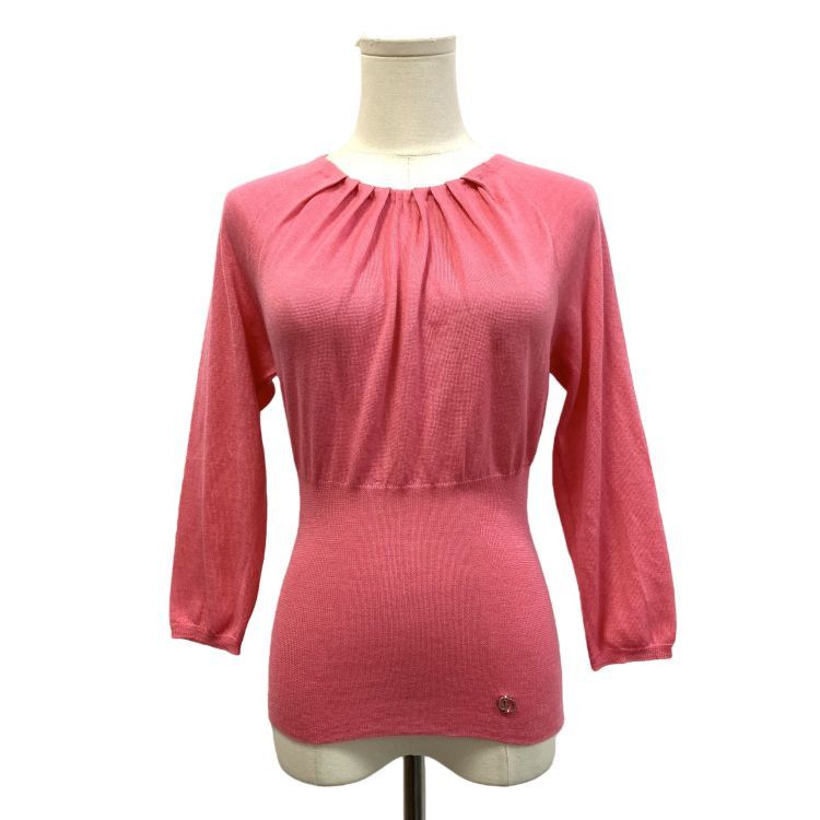 Dior Dior Pink Cashmere Silk Knit Sweater Size 42 Size M / US 6-8 / IT 42-44 - 1 Thumbnail