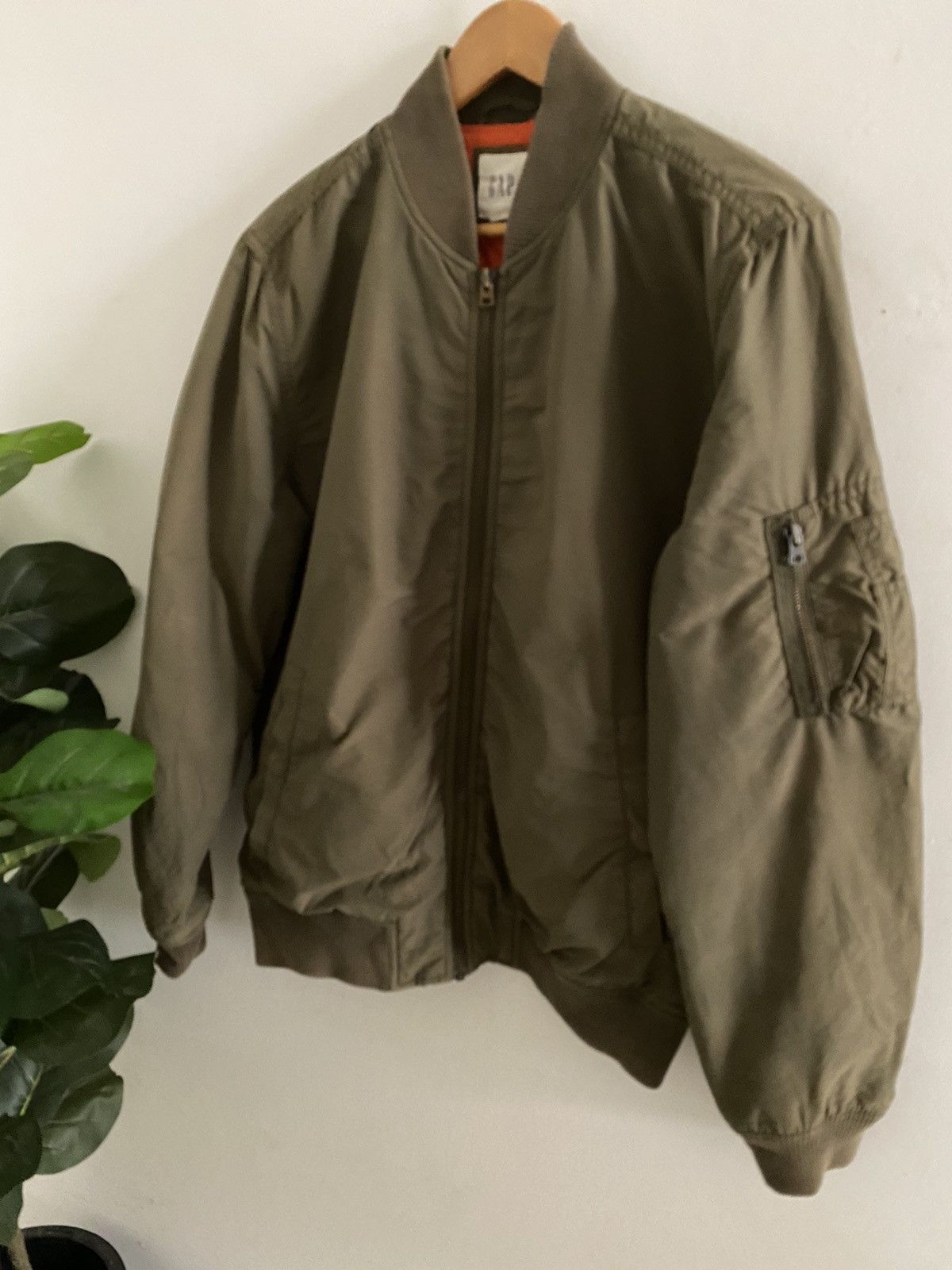 Gap × Vintage Vintage GAP zipper IDEAL 80's bomber jacket nice design Size US L / EU 52-54 / 3 - 8 Thumbnail