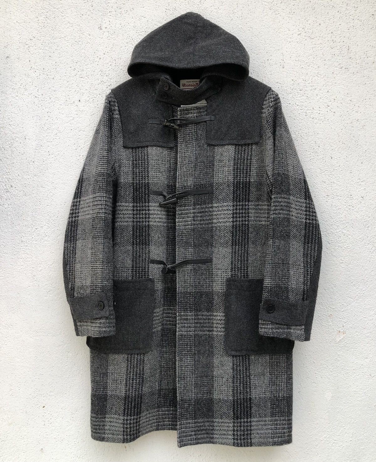 Harris Tweed Harris Tweed x Sevendays Sunday Wool Duffel Coat Jacket Size US M / EU 48-50 / 2 - 2 Thumbnail