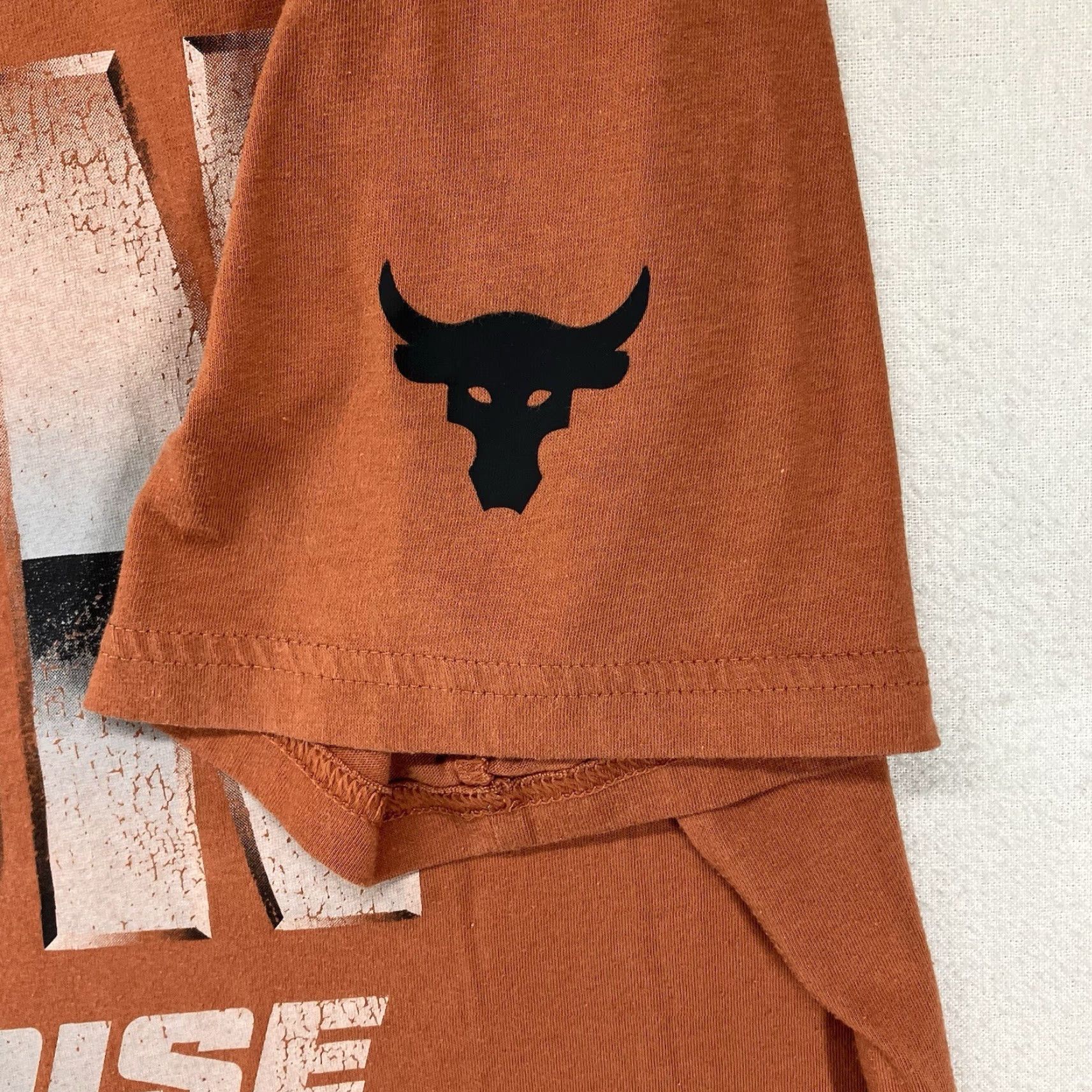 Under Armour Under Armour Men's Large T-Shirt Casual Graphic Print Rock Warrior All Seasons Loose Fit Orange Size US L / EU 52-54 / 3 - 3 Thumbnail