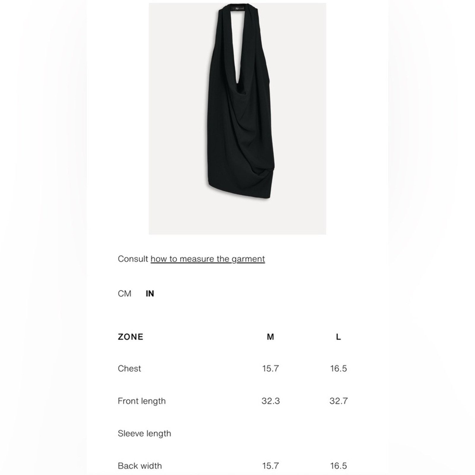 Zara Nwt- Zara- Draped Halter Top 50th Anniversary-L Size L / US 10 / IT 46 - 8 Thumbnail