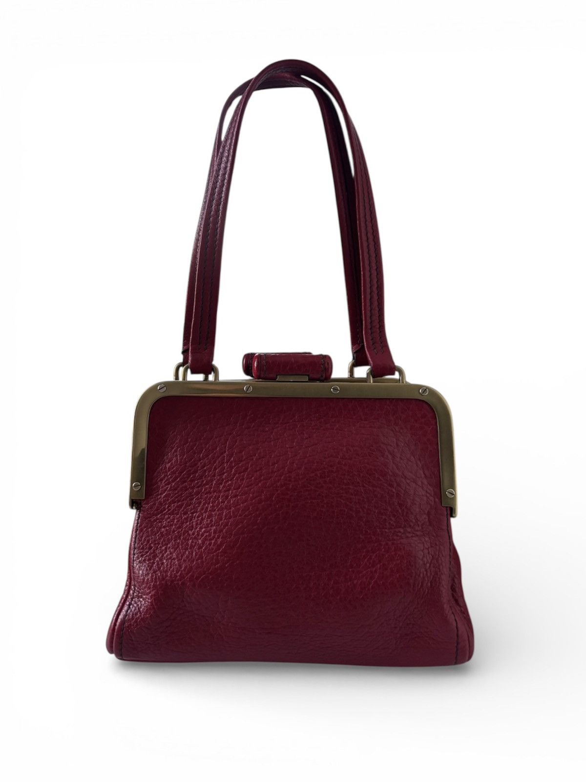 Prada Prada Cerniera Frame leather bag Size ONE SIZE - 3 Thumbnail