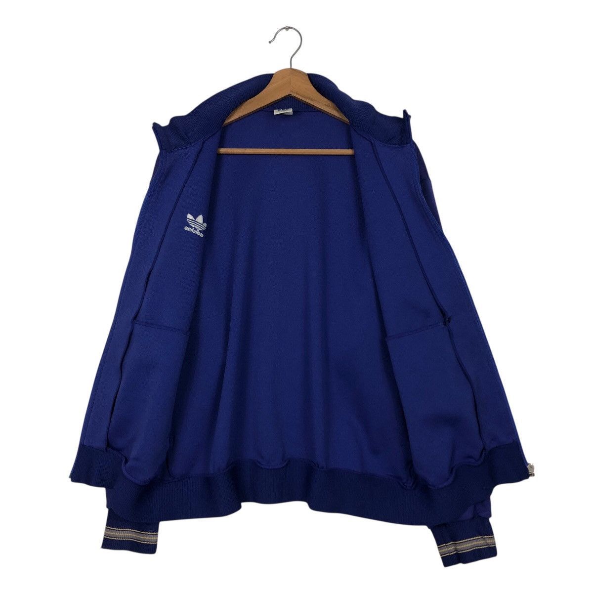 Adidas Vintage Adidas Trefoil Track Jacket 80s/90s – Royal Blue Size US M / EU 48-50 / 2 - 14 Thumbnail