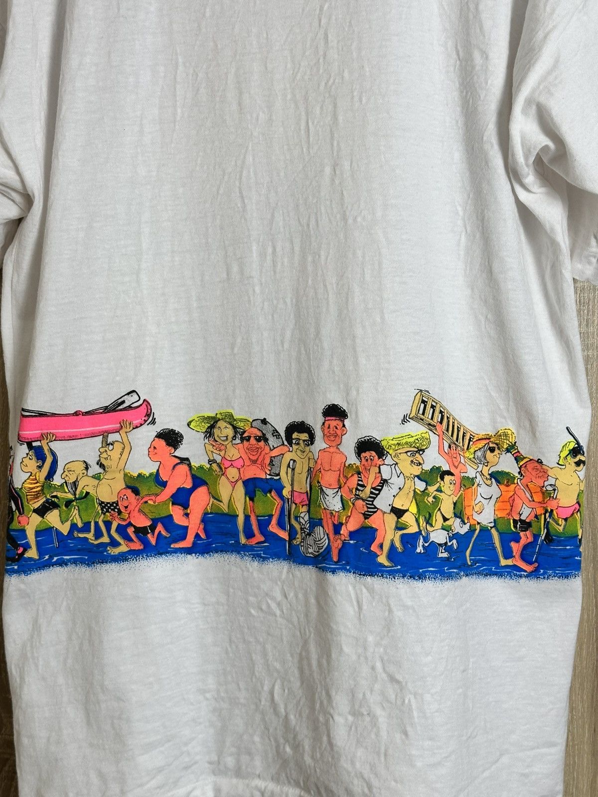 Quiksilver 🔥 90s I Survived Dunns River Falls Jamaica Vintage T Shirt Size US L / EU 52-54 / 3 - 5 Thumbnail