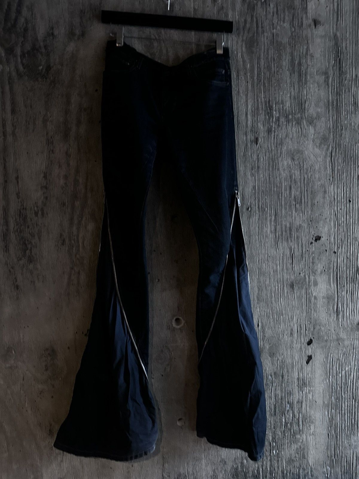 Rick Owens RICK OWENS BANANA CUT BLACK SS09 STRUTTER Size US 30 / EU 46 - 2 Thumbnail