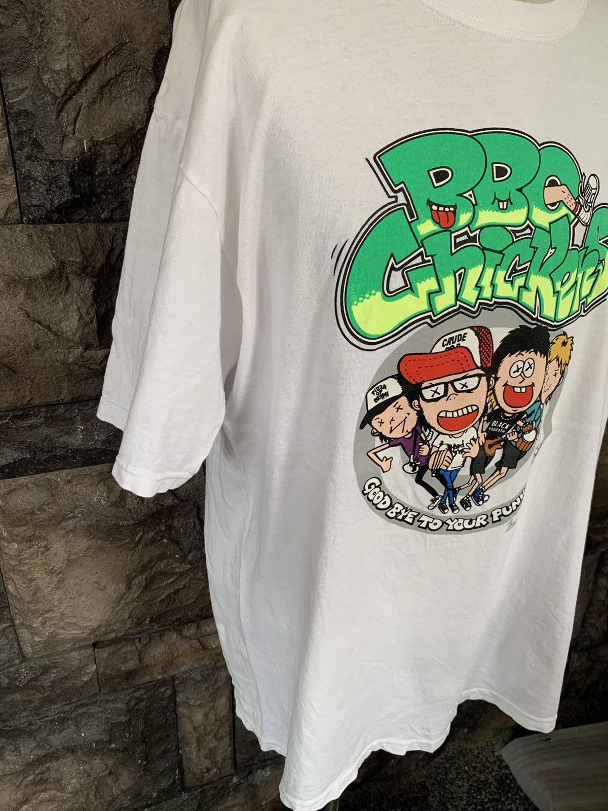 Vintage BBQ Chickens Pizza Of Death Records Band T shirt