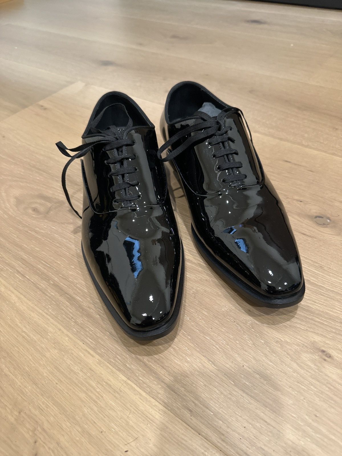 Suitsupply 7.5UK black Patent leather shoes, never worn Size US 8.5 / EU 41-42 - 1 Thumbnail