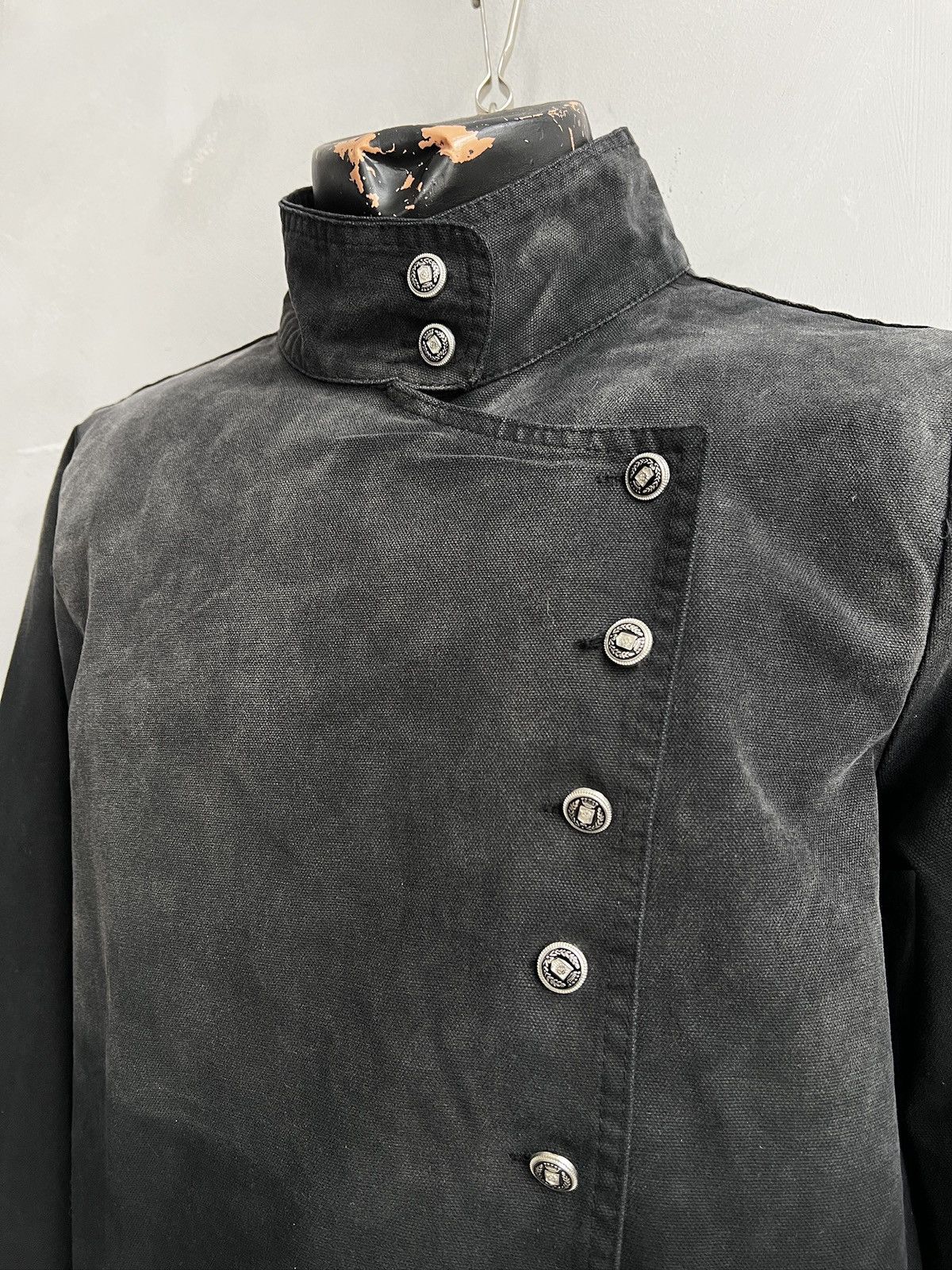 Hysteric Glamour Asymmetrical denim washed sun faded jacket hysteric glamour Size US M / EU 48-50 / 2 - 4 Thumbnail