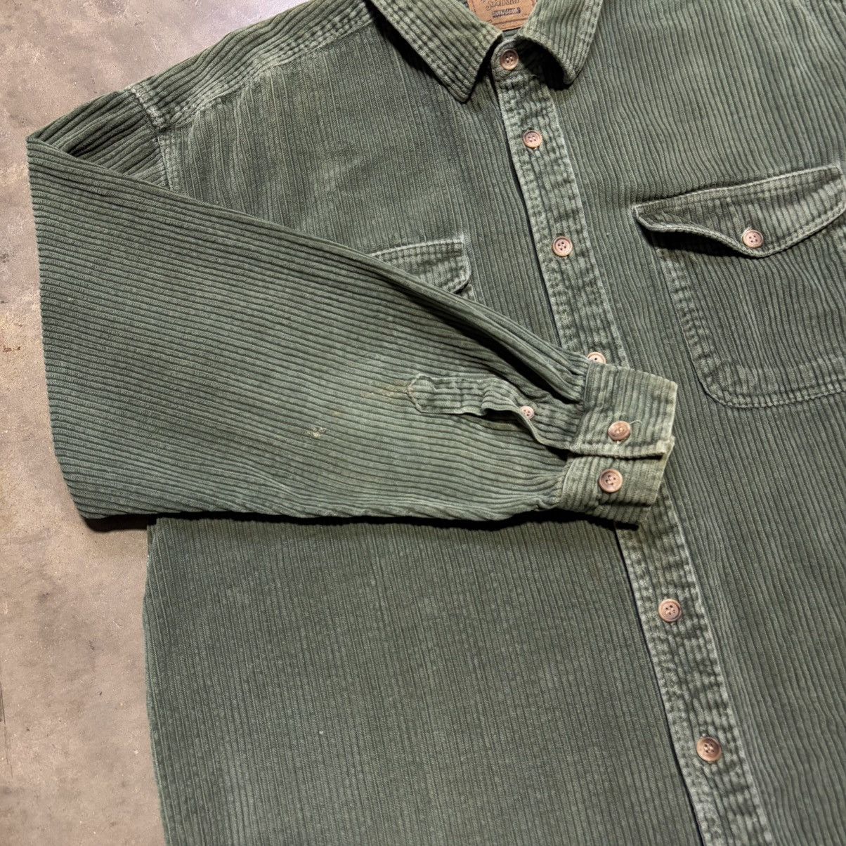 St. Johns Bay Vintage St Johns Bay Corduroy Button Up Shirt Heavyweight Size US XL / EU 56 / 4 - 4 Thumbnail