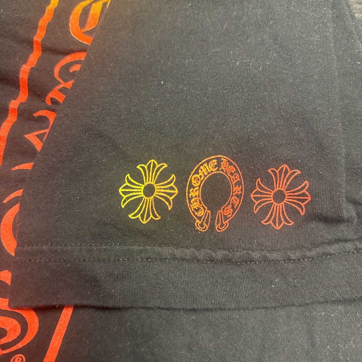 Chrome Hearts Chrome Hearts Gradient Logo T-Shirt Black Size US M / EU 48-50 / 2 - 4 Thumbnail