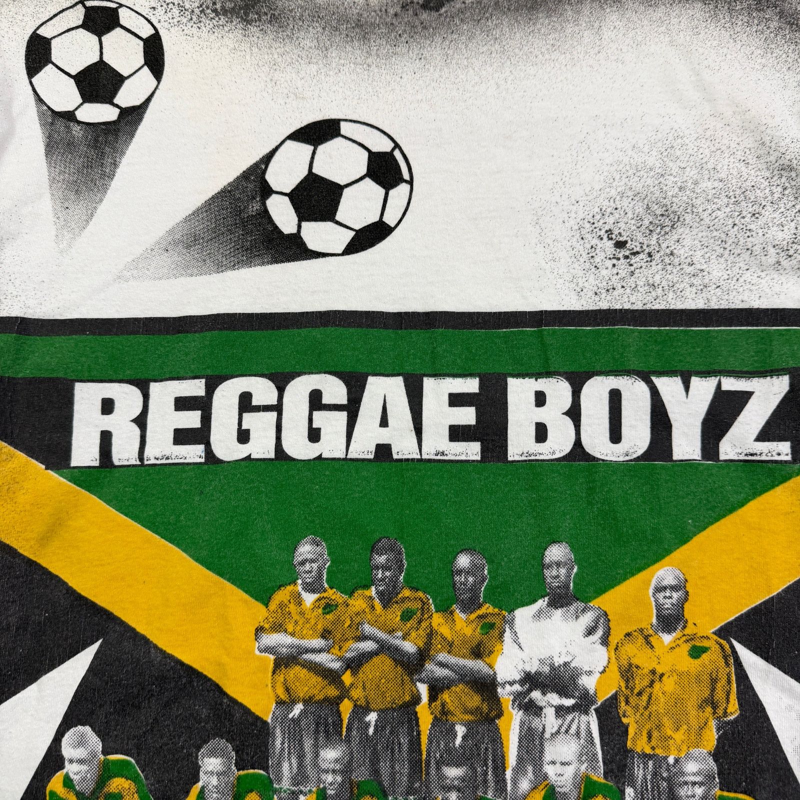 Vintage Vintage 1998 World Cup Jamaica Reggae Boyz Shirt XL 90s Size US XL / EU 56 / 4 - 4 Thumbnail