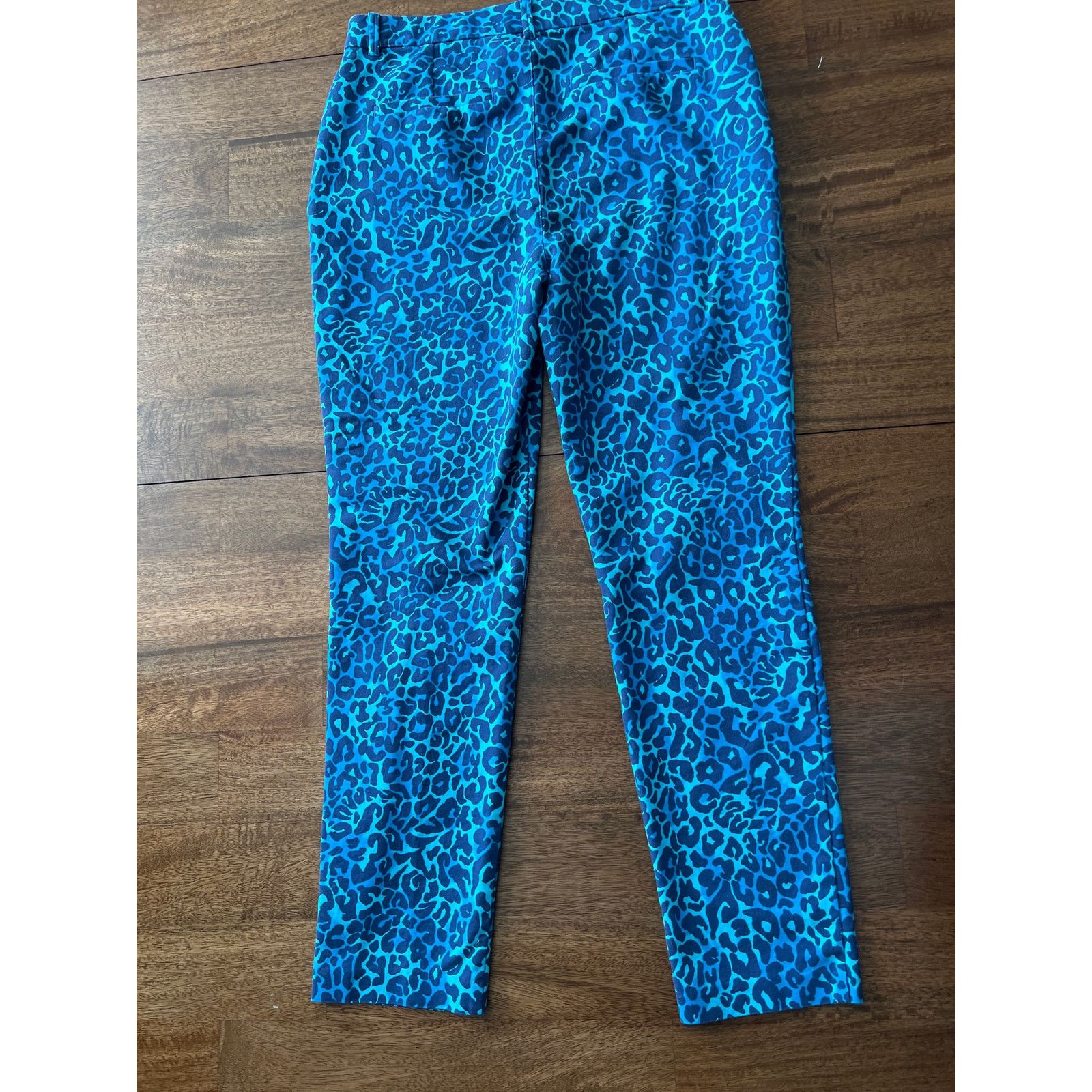 Lilly Pulitzer Lilly Pulitzer Kelly Stretch Leopard Print Pants Size 10 Size 32" / US 10 / IT 46 - 6 Thumbnail