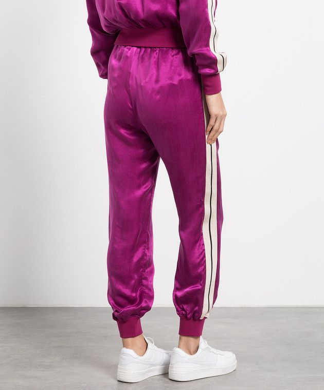 Palm Angels o1y1125 Jogger in Mauve Size 27" / US 4 / IT 40 - 3 Thumbnail