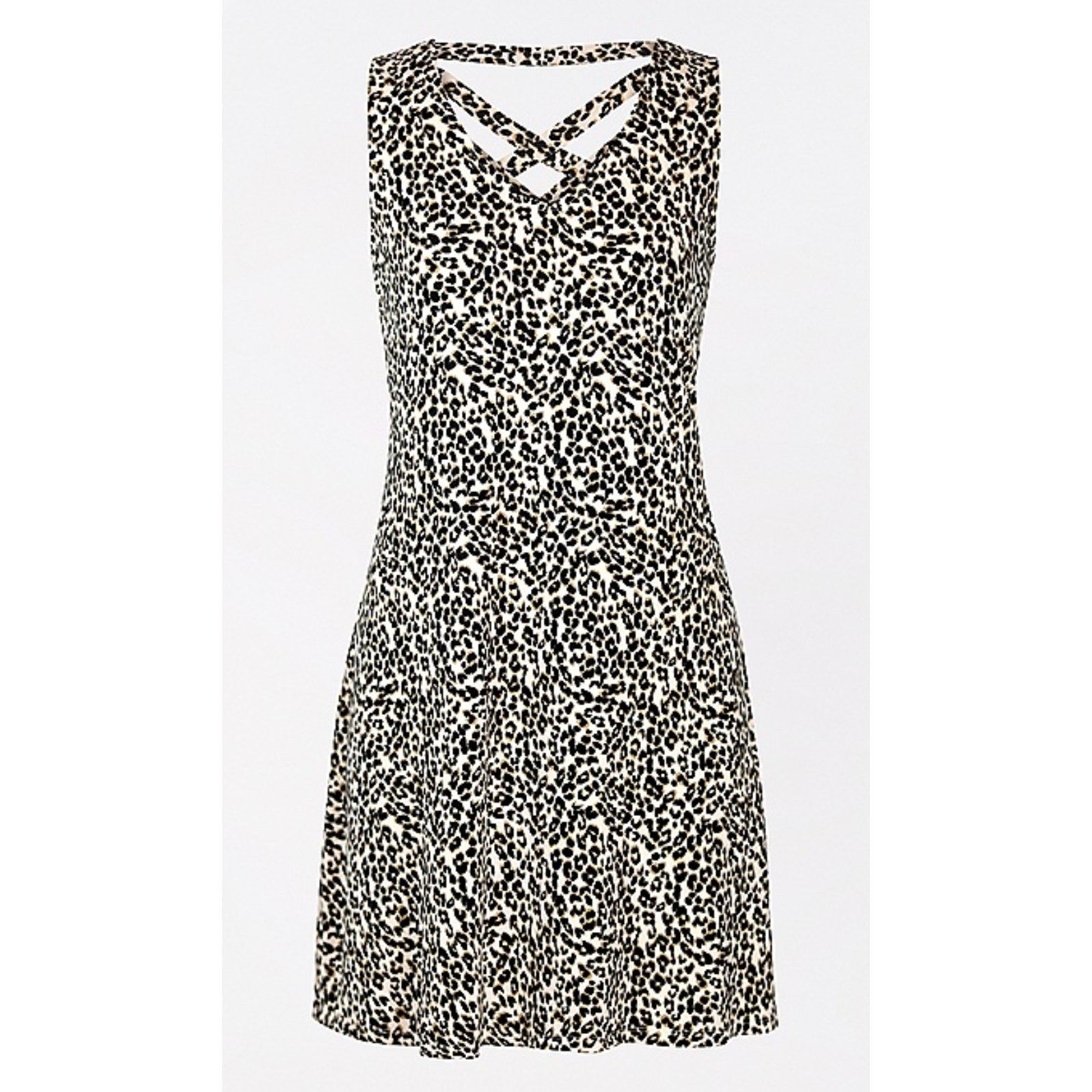 Other Maurices 24/7 | Cheetah Strappy Back Mini Dress | Small Size S / US 4 / IT 40 - 3 Thumbnail