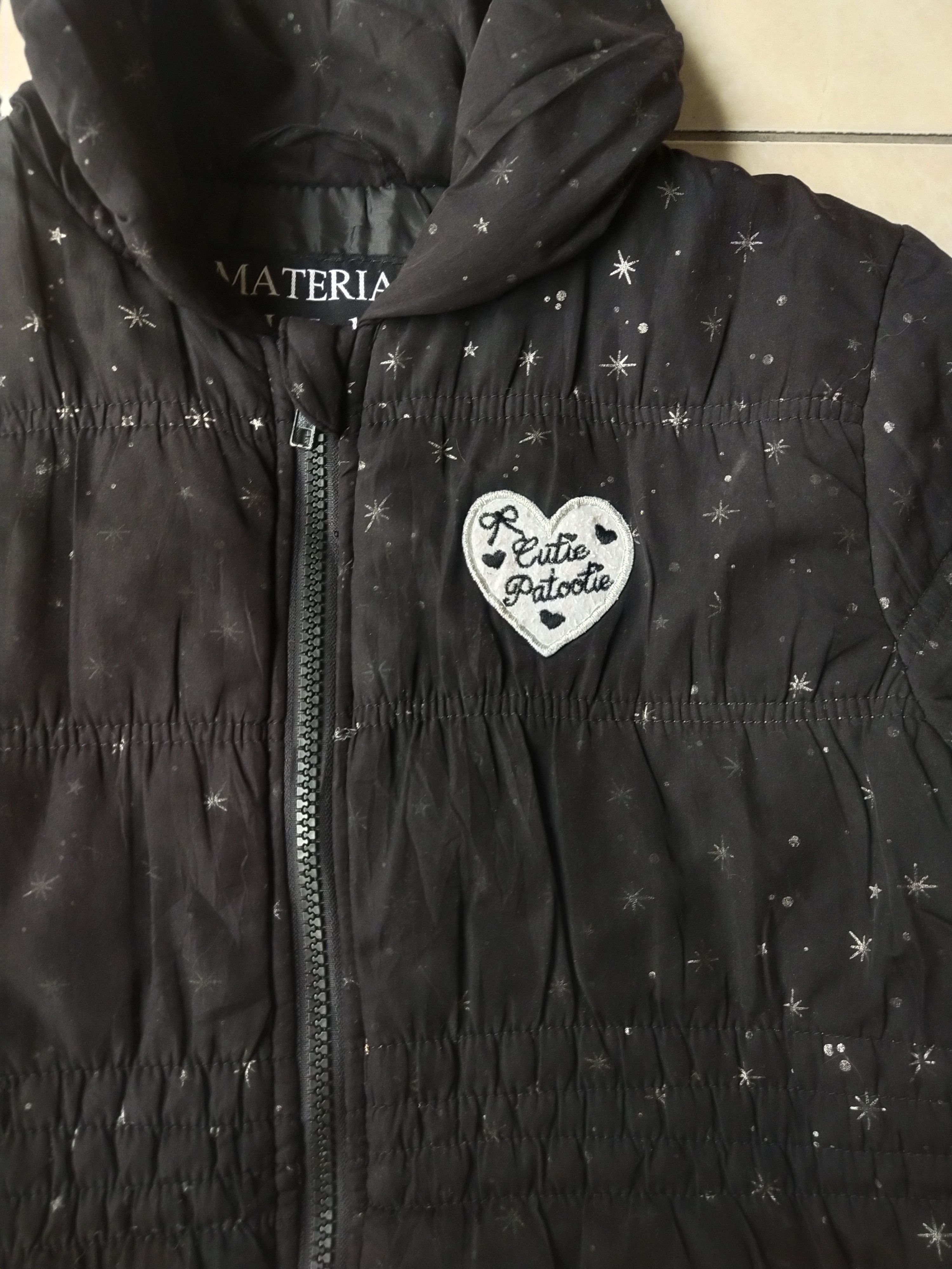 Hysteric Glamour 2000s Material Blue Bis Japanese Star Puffer Jacket Kawaii Size XXS / US 00 / IT 34 - 2 Thumbnail