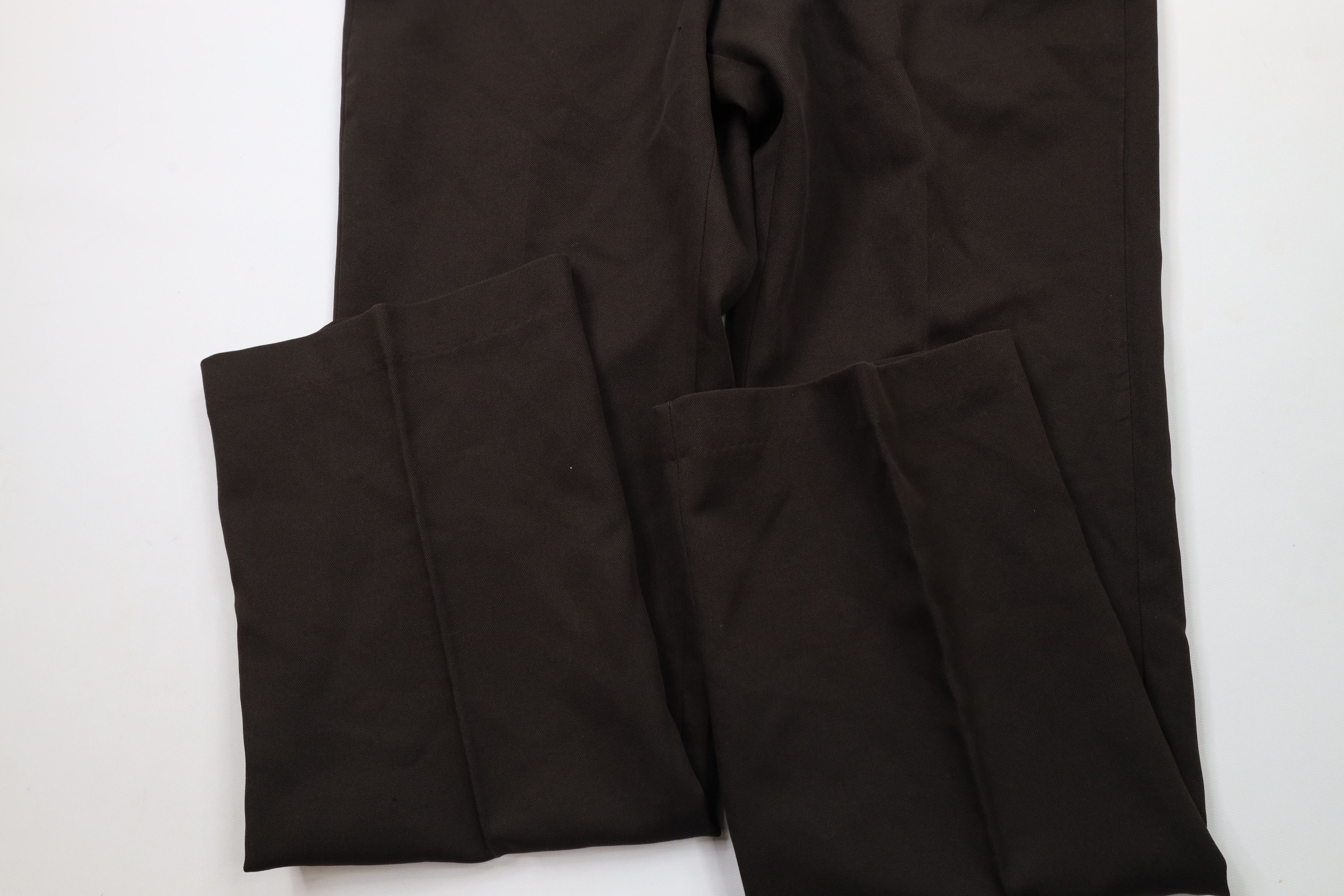 Vintage Vintage 70s Streetwear Flared Wide Leg Chino Pants Brown USA Size US 34 / EU 50 - 6 Thumbnail