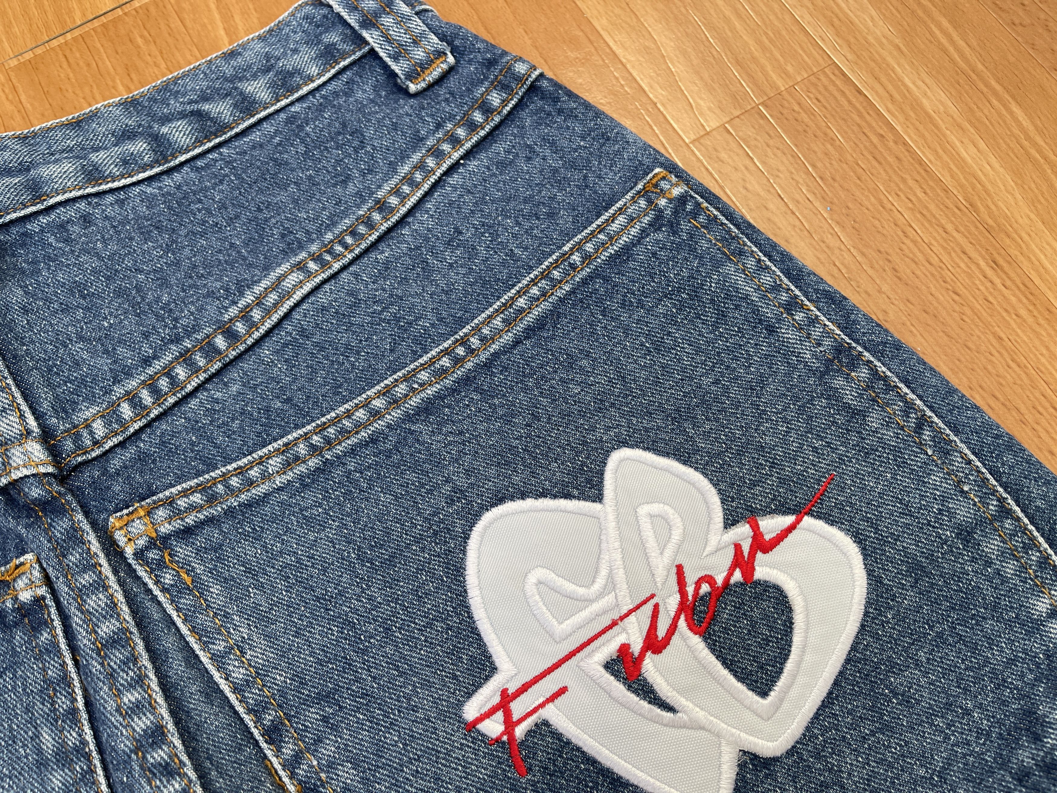 Fubu FUBU jeans, vintage baggy jeans, 90s hip hop skater Y2K 30 Size US 30 / EU 46 - 5 Thumbnail