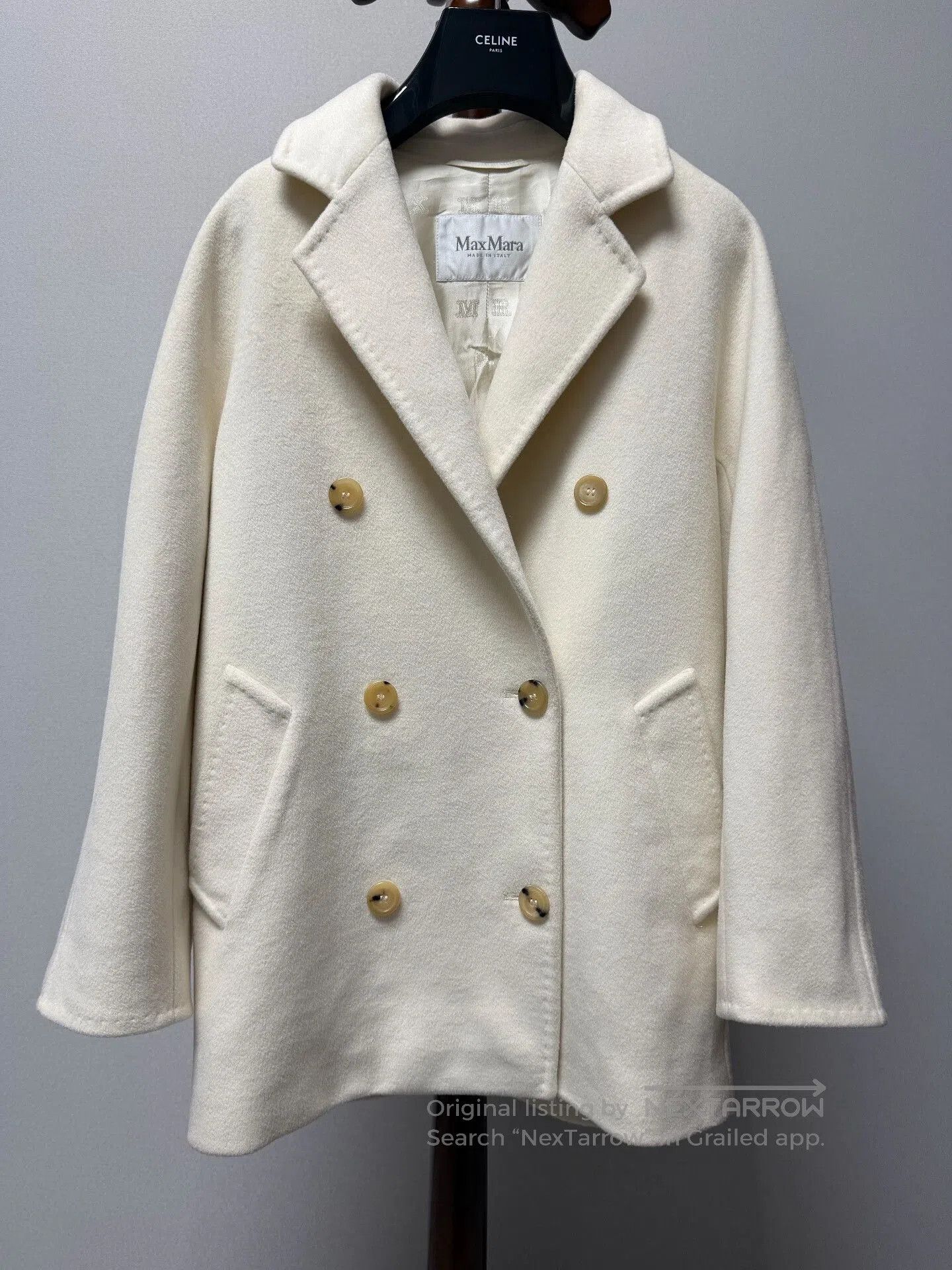 Max Mara MaxMara 101801 Short Cashmere Wool Coat. Size S / US 4 / IT 40 - 1 Thumbnail