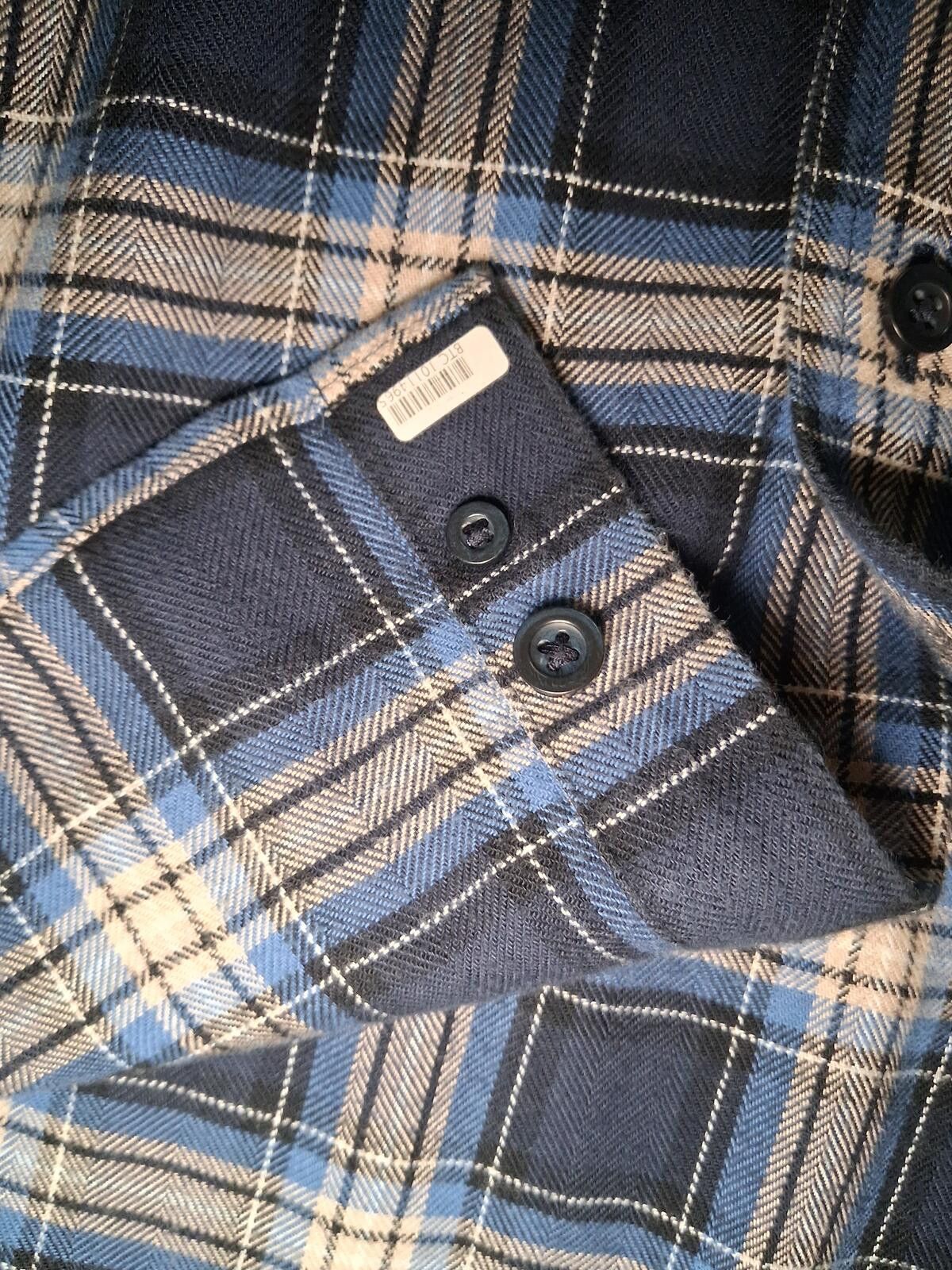 L.L. Bean LL Bean Flannel Button Up Shirt XXLT Blue Multicolor Plaid Size US XXL / EU 58 / 5 - 7 Thumbnail