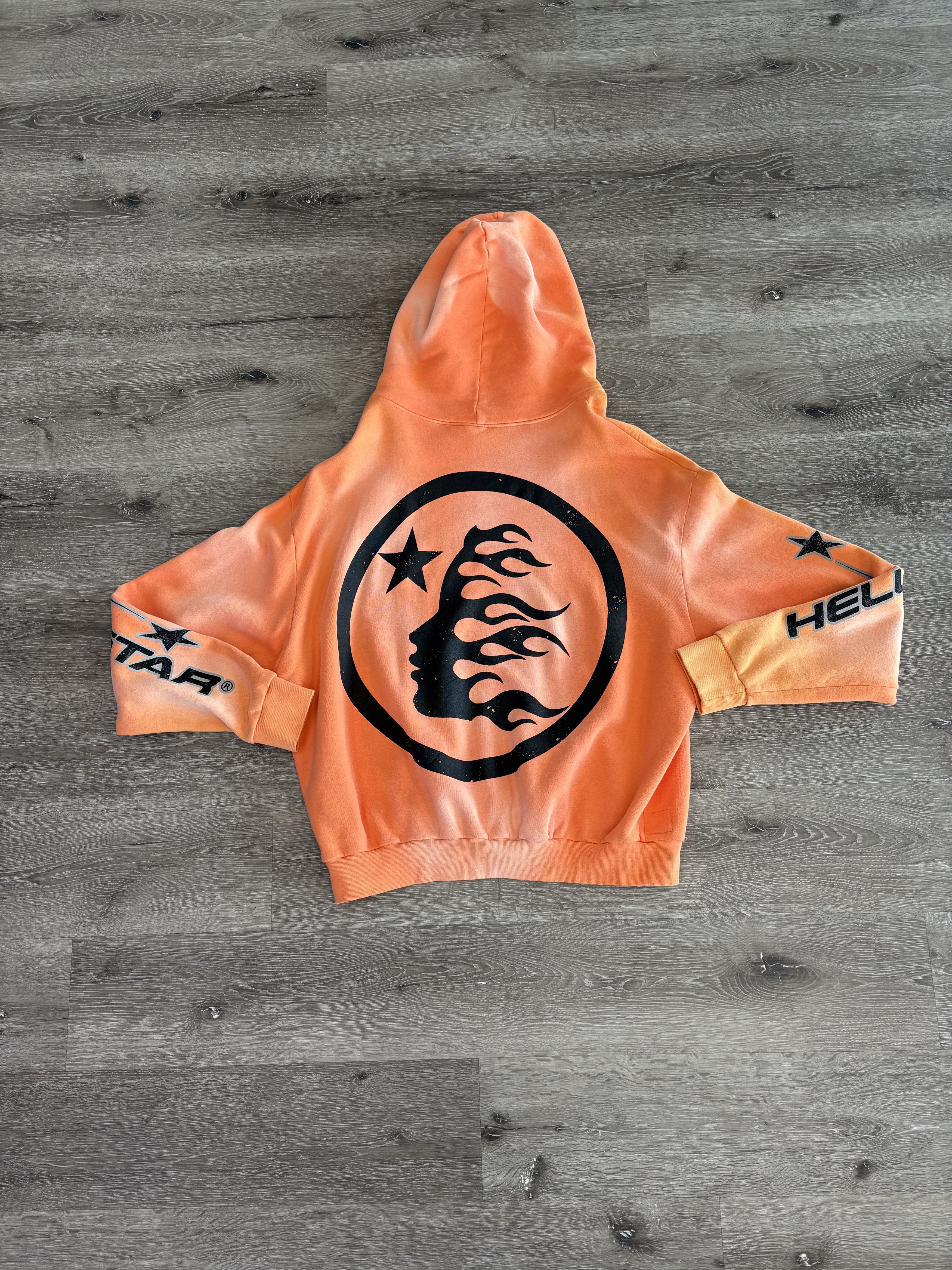 HELLSTAR Hellstar "Fire Orange" Hoodie Orange Dye Size US XL / EU 56 / 4 - 2 Thumbnail