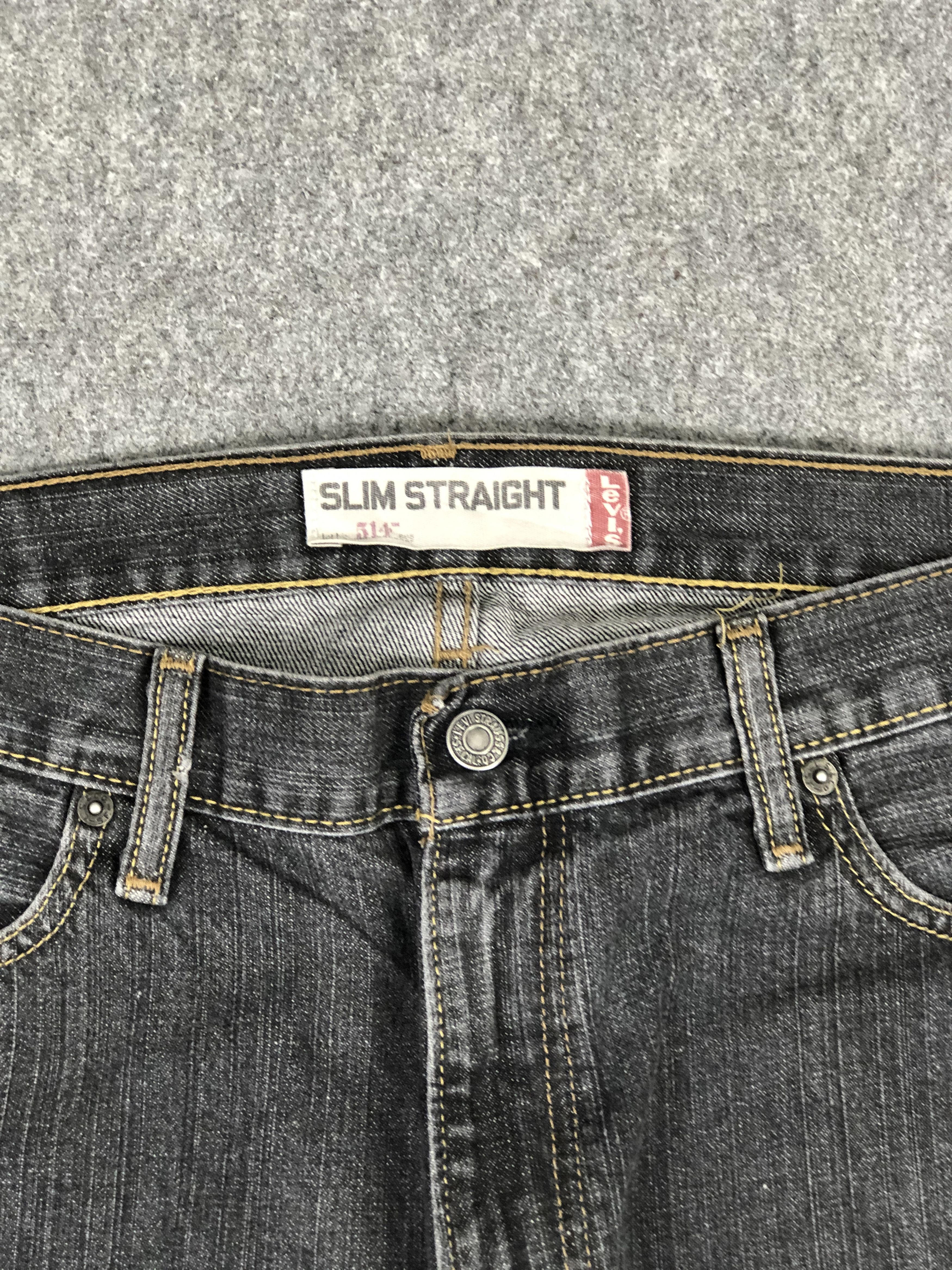 Levi's Distressed Vintage Levis 514 Black Jeans DP2367 Size US 36 / EU 52 - 7 Thumbnail