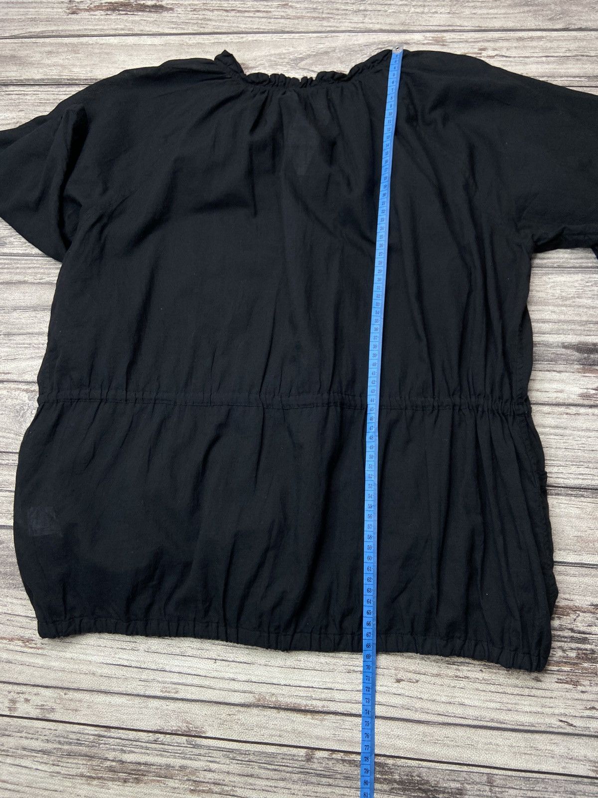 Y's × Yohji Yamamoto Yohji Y's For Living Women Blouse Tie Button Size L / US 10 / IT 46 - 5 Thumbnail