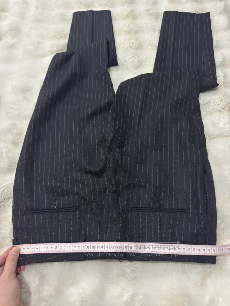 Saint Laurent Paris Saint Laurent Paris Wool Slim Fit Trousers Size US 32 / EU 48 - 6 Thumbnail