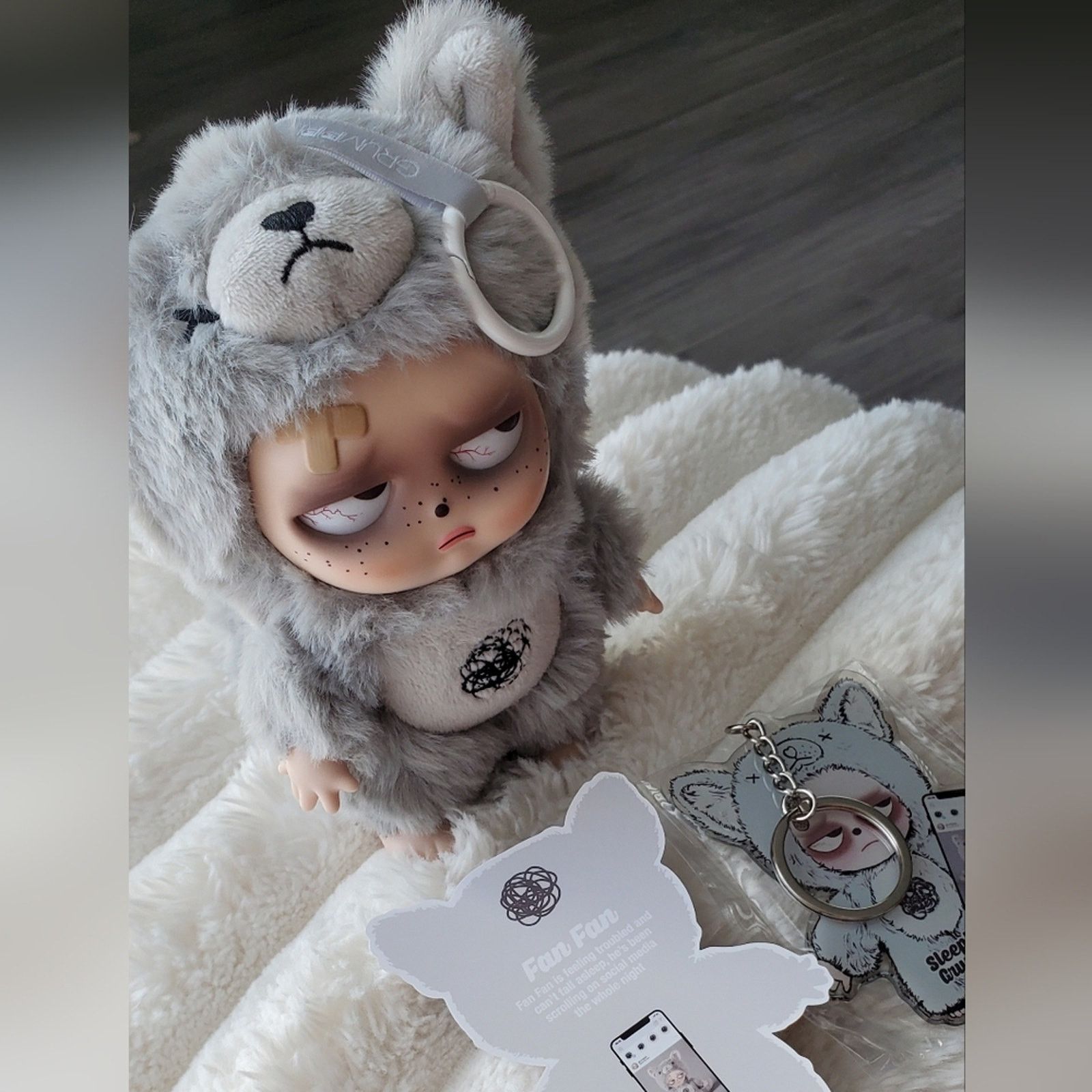 Other Sleepless Grumpipi Series Keychain Charms Key Ring Bag Size ONE SIZE - 7 Thumbnail