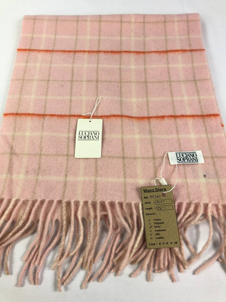 Vintage Luciano Soprani Scarf / Muffler / Neckwear FS362 Size ONE SIZE - 8 Thumbnail